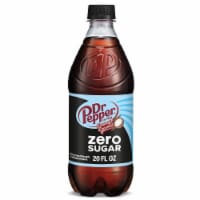 Dr Pepper Creamy Coconut Zero Sugar Soda, 20 fl oz Bottle