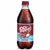 Dr Pepper Creamy Coconut Soda, 20 fl oz Bottle
