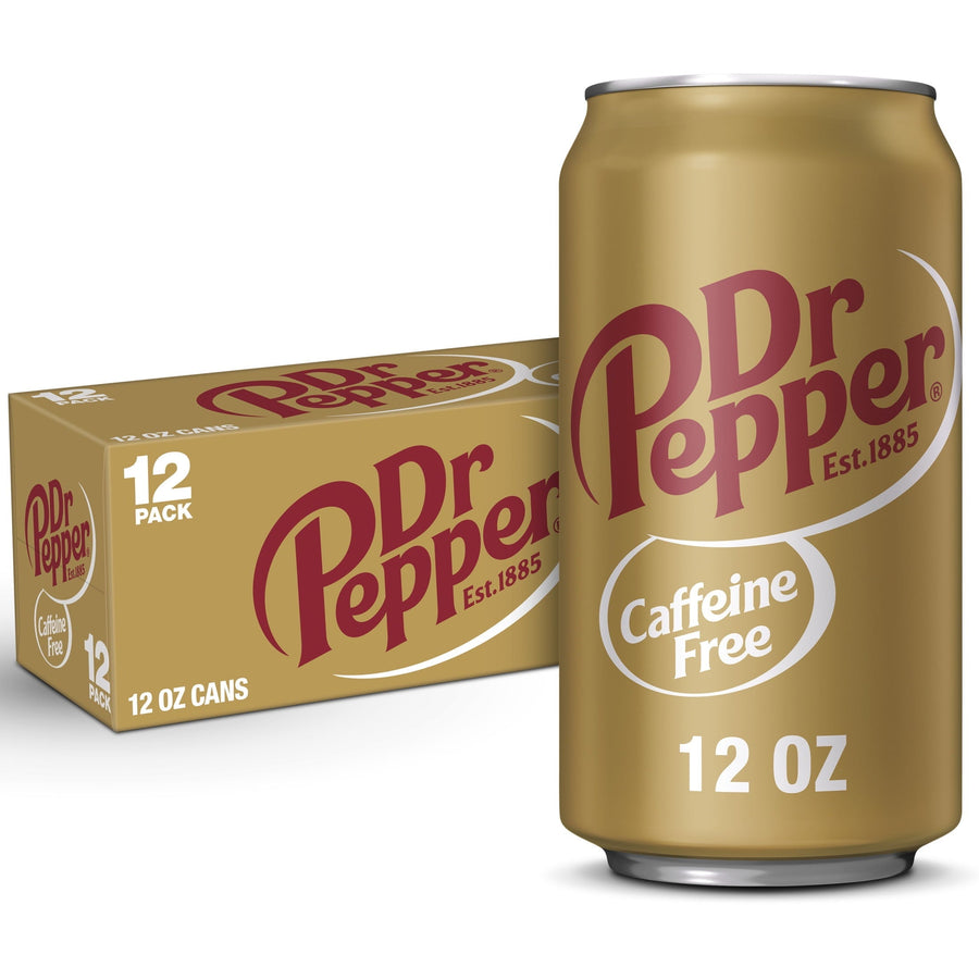 Dr Pepper Caffeine Free Soda - Clean Soda Sip - Premium Bottle