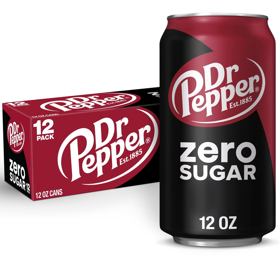 Dr Pepper Zero Sugar Soda - Lite Zero Sugar Pack - Clean Set